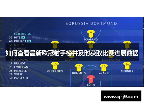 如何查看最新欧冠射手榜并及时获取比赛进展数据